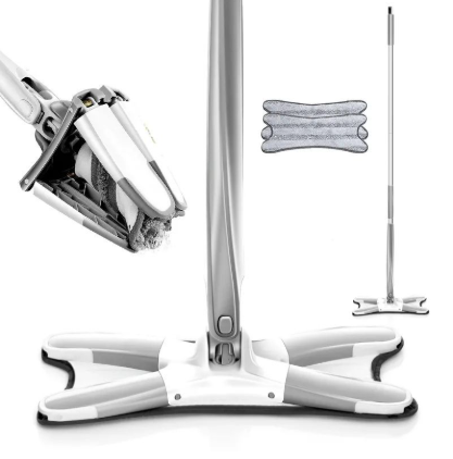 Twist Mop, X Shape Microfiber Mop, 360 Rotating Head